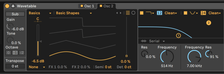 Ableton Wavetable Vocal Textures