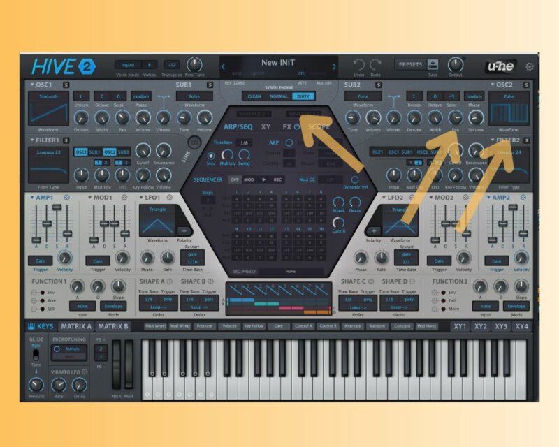 Drum & Bass Leads osc 2