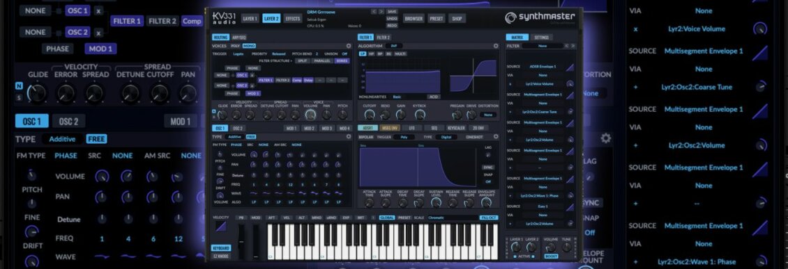 SynthMaster 2 Mod Matrix