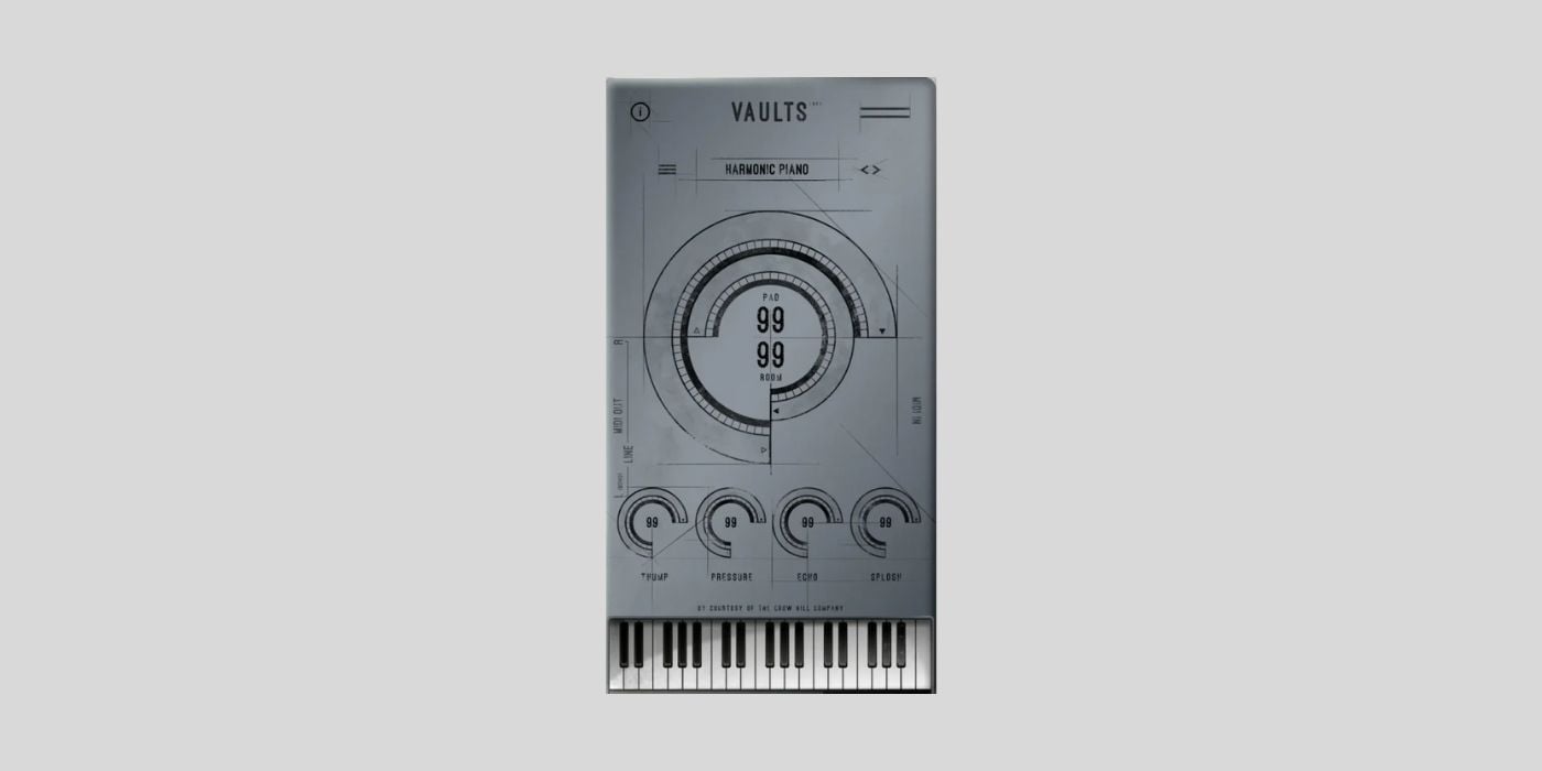 The Crow Hill Company releases Harmonic Piano, a FREE experimental piano instrument from the Vaults series