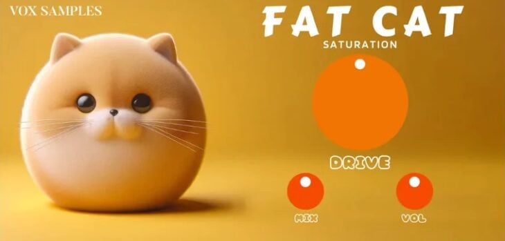 Vox Samples Fat Cat Vocal Saturation Plugin is FREE for Windows