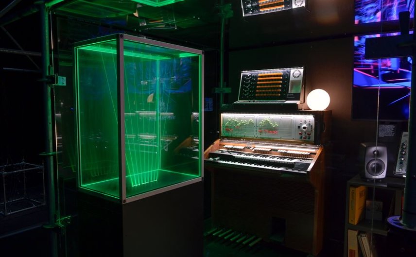 Virtual reconstruction of Jean-Michel Jarre&rsquo;s studio in electronic music exhibition