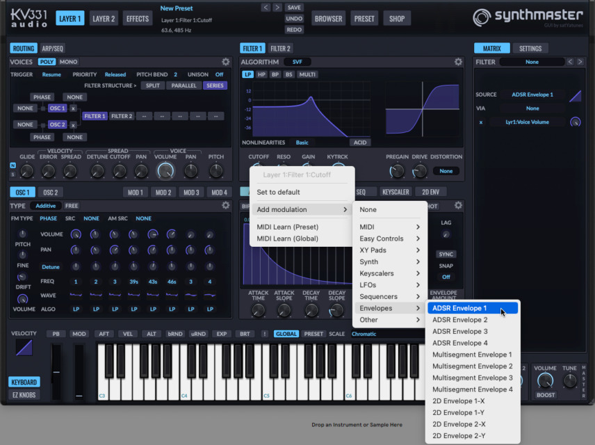 KV331 Audio’s SynthMaster 2 Additive Synthesis