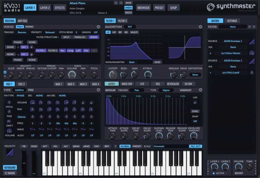 KV331 Audio’s SynthMaster 2 Additive Synthesis