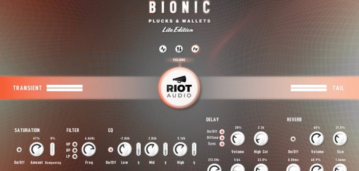 Bionic Plucks & Mallets Lite by Riot Audio