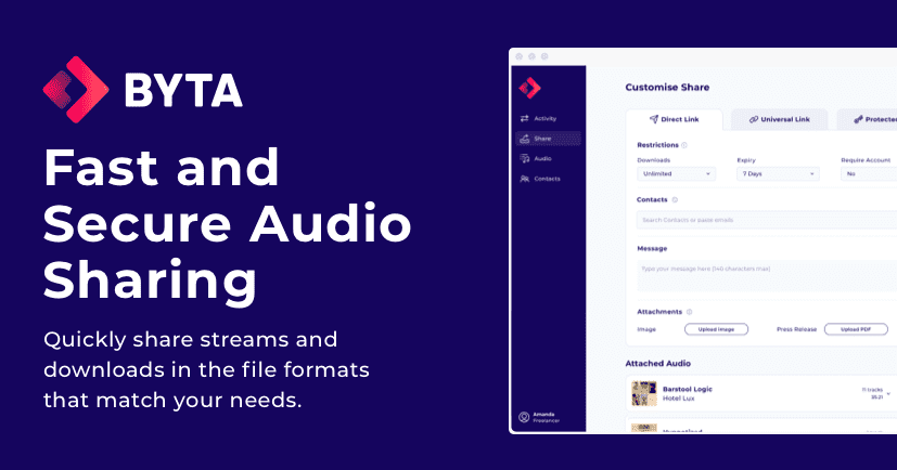sharing audio files