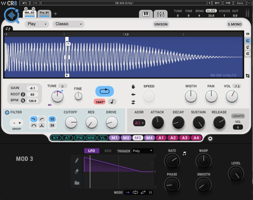 Waves CR8 Sampler