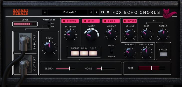Safari Pedals Fox Echo Chorus