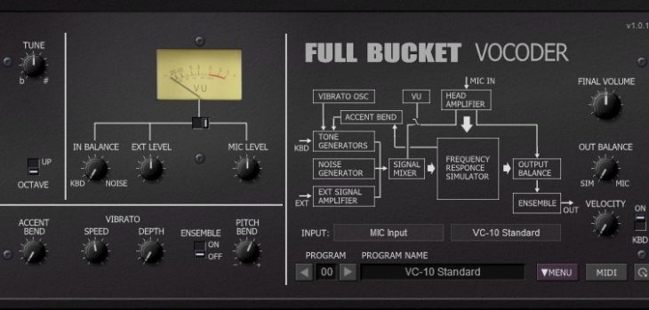 FBVC Free Vocoder VST Plugin Released By Full Bucket Music