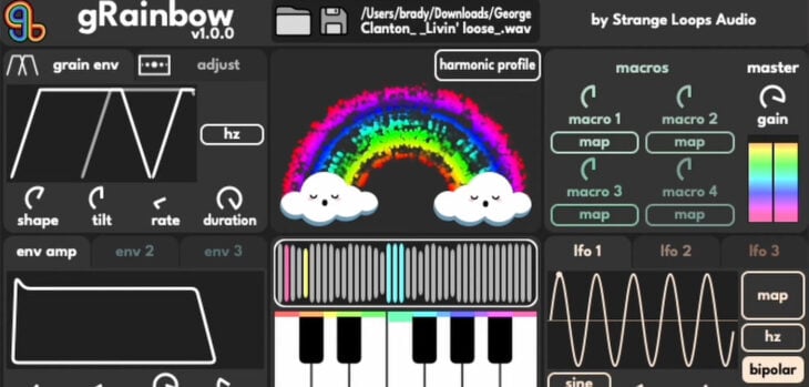 gRainbow Granular Synthesizer