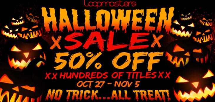 50% OFF Halloween Sale & FREE Sample Pack @ Loopmasters