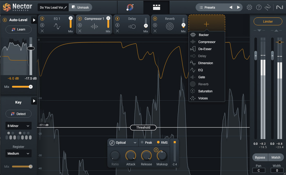 iZotope Nectar 4 Advanced, a full vocal mixing suite