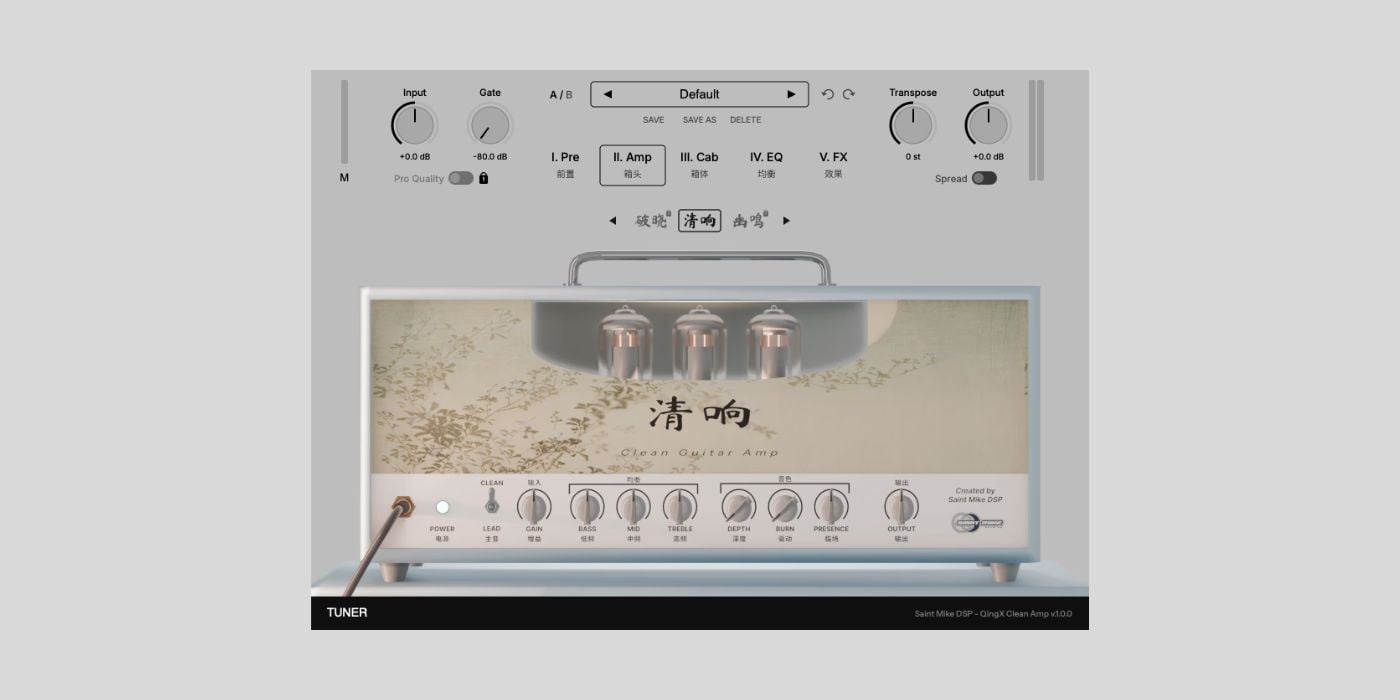 Saint Mike DSP QingX Clean Amp