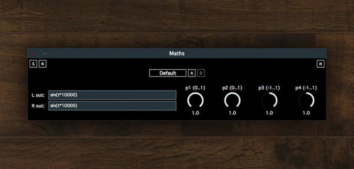 Geek Out With The Free "Maths" VST/AU Plugin By SocaLabs