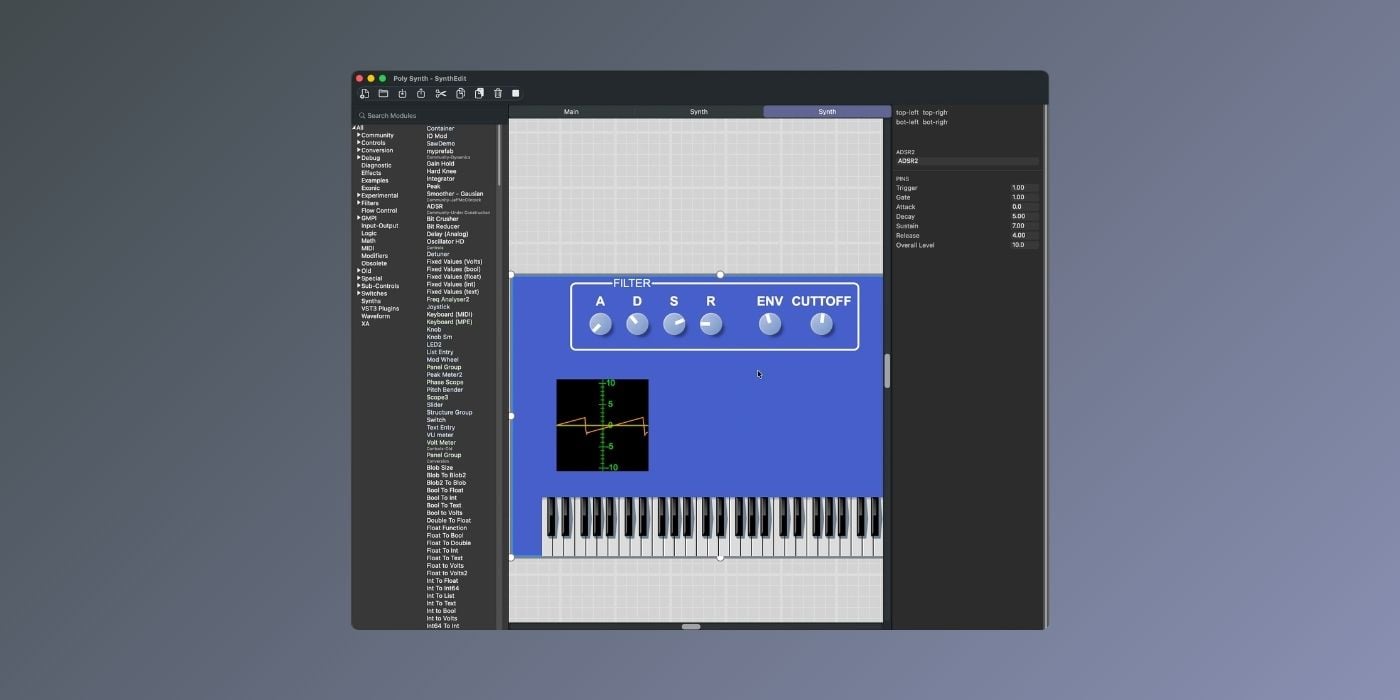 SynthEdit macOS