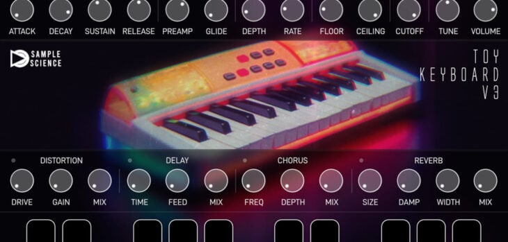 SampleScience Toy Keyboard