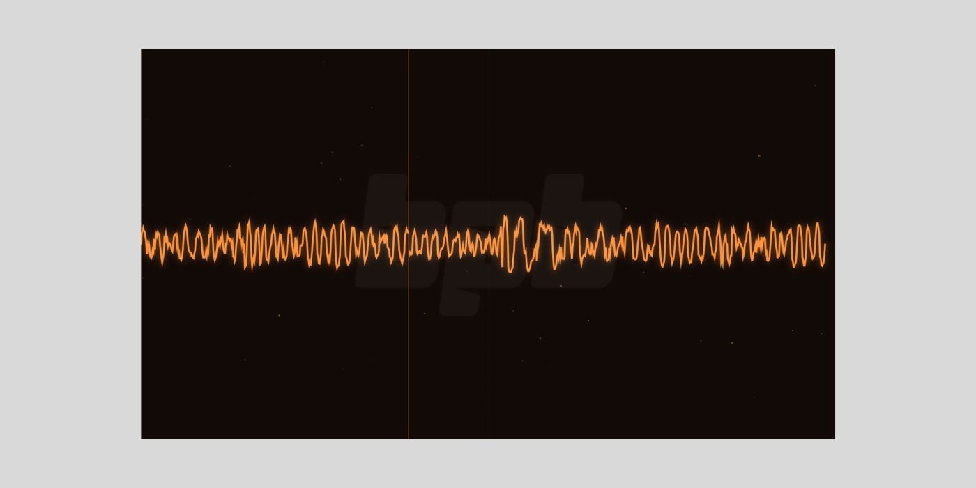 Wide Blue Sound Tracer