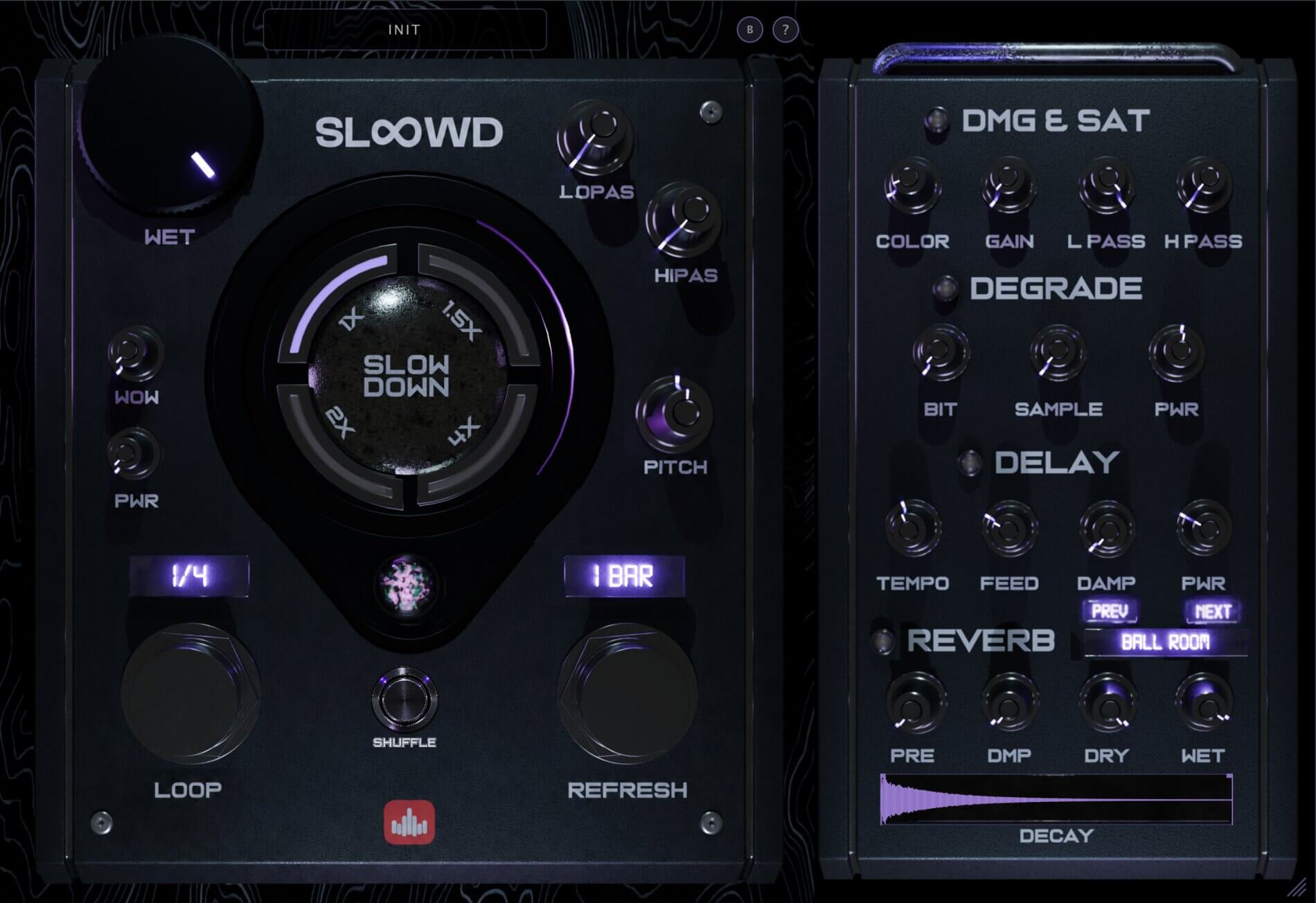 SLoOWD - a Cableguys HalfTime alternative with halftime, beat-repeat and a full FX rack