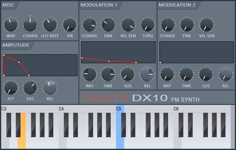 FL Studio DX-10 FM synth for log drums