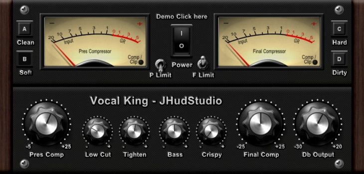 Vocal King Pro VST Plugin By JHudStudio Is Now FREE ($29 Value)