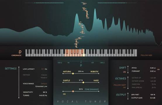 Softube Vocal Tuner, a minimal real-time corrector