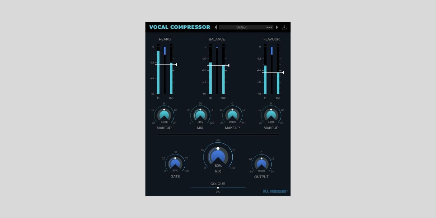 W. A. Production Vocal Compressor