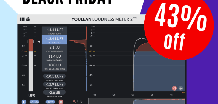 Youlean Loudness Meter 2 Pro Black Friday Sale - 43% OFF!
